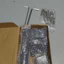 Starlink Mini Mount, Anti-Theft Tube Aluminum Alloy Bar Mount with Secure Lock Fits Round Rail Diameter 0.87'' 1'' 1.25'', Starlink Mini Accessories for Car Roof Rack, RV, Yacht Railing