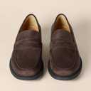 Amazon Essentials Men's Classic Penny Loafers Dress Shoes, Size 11 (Brown)