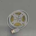 Led Strip Lights, 5V USB LED Lighting COB Short LED Strip Light White Flexible Not Dimmable led Light for Display Cabinet, Living Room,DIY Home COB Lighting Decor tv Lights (3.28FT 6500K)