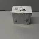 Hoolerry 4 Pcs Hard Clear Zipper Case Makeup Bags Plastic Pencil Pouch Transparent Storage Box Containers for Cosmetics, Snacks, Building Blocks, Puzzles(White,5 x 3 x 2 in)