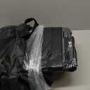 Air Mattress 18", Twin Air Bed with Soft Flocked Top and Portable Carry Bag, Twin Air Mattress with Built in Pump Raised for Guest, Office, Camping (Black)