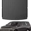 Mixsuper Cargo Liner for 2021-2025 2026 Chevrolet Tahoe/GMC Yukon, Behind The 2nd Row Seats, All Weather Cargo Mat Rear Trunk Liner Black