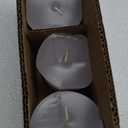 Simply Soson Grey Rustic Texture Pillar Candles 3x3 inch - Set of 3 - Unscented Decorative Grey Candles, No Drip, Ideal for Home Decor, Weddings, Holidays (Goose Gray)