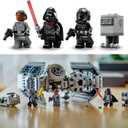 LEGO Star Wars TIE Bomber Model Building Kit, Star Wars Toy Starfighter with Gonk Droid Figure, Darth Vader Minifigure and Lightsaber, Collectible Star Wars Gift for 9 Year Olds, 75347