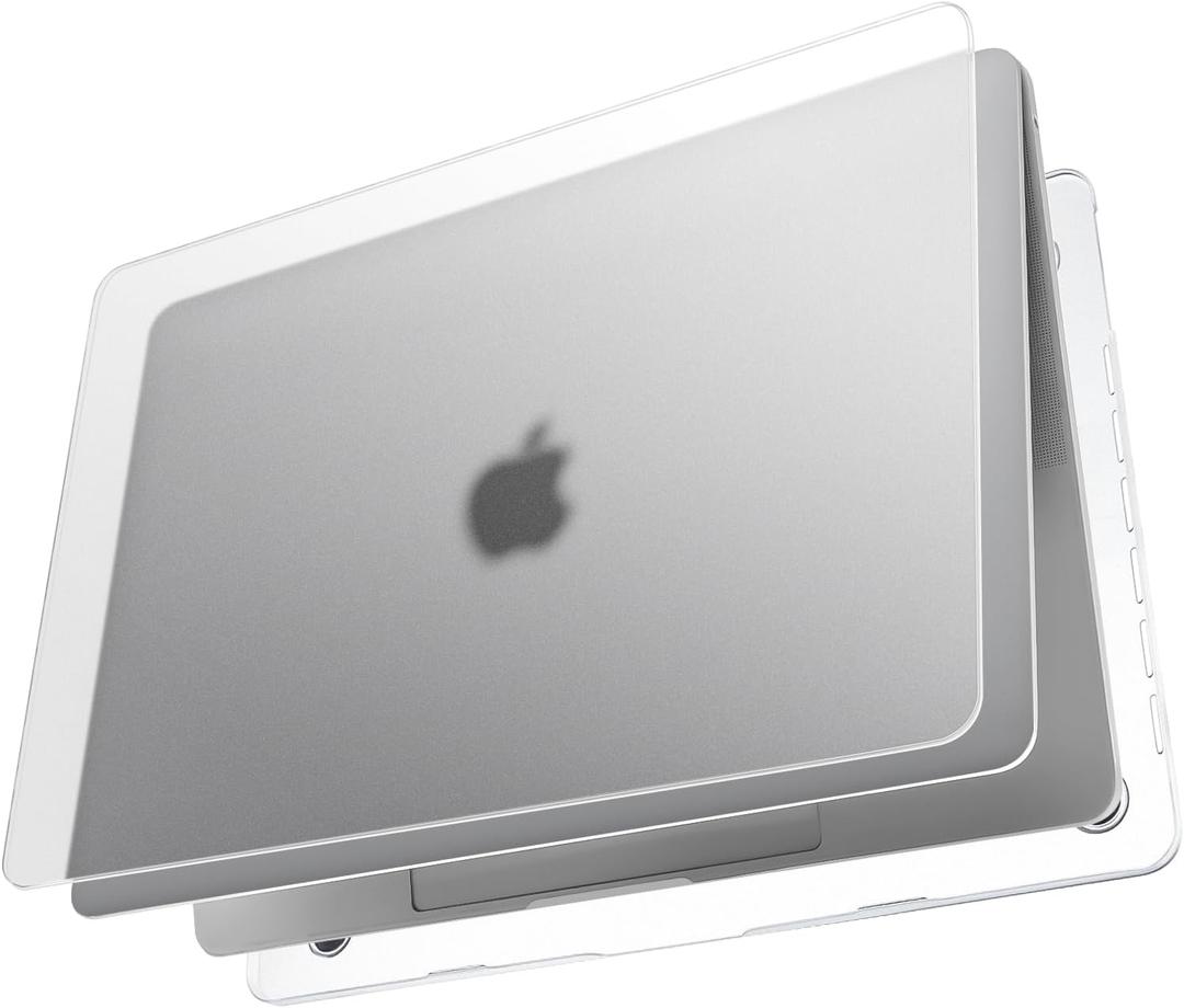 Seorsok Compatible with MacBook Air 13 Inch Case 2022-2018 Release A1932 A2179 M1 A2337 Touch ID,[100% Match Official Color] [Ultra Thin Armor] Protective Hard Shell Case&Keyboard Cover,Matte Clear