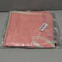 AVOIN colorlife Valentine's Day I Love You Throw Pillow Covers, 20 x 20 Inch Pink Valentine Heart Stripes p.s. Love You Wedding Cushion Case Decoration for Sofa Couch Set of 4