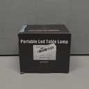 Cordless Table Lamp with Timer, Czgor Rechargeable 5200mAh Battery Operated Lamp with Remote, Adjustable Height, 3-Color Stepless Dimming, Small LED Table Lamp for Bedroom Dining Office Outdoor (Black)