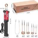 Induction Heater 1300W 110V Bolt Removal,Handheld Magnetic Induction Heater Tool with 5 Coils for Rusty Screw Removing,Red