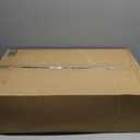 Extea Large Cat Litter Box with High Sides,Cat Boxes for Indoor Cats,Cat Litter Pan for Kitty,Litter Box with Low Entry,Easy to Clean,Anti-Splashing,23.6" x15.7" x6.2" (White)