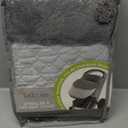 Tadpoles Quilted Stroller & Car Seat Cover - Light Grey | 27" x 20" x 2" | Made of 100% Super Soft Microfiber Polyester | Warm, Gentle & Durable | Ideal for Use as a Stroller Cover & Car Seat Cover