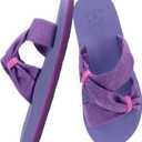 KuaiLu Womens Dressy Bow Sandals Arch Support Yoga Foam Cushion Comfortable Walking Slides Open Toe Summer Beach Indoor Outdoor Slippers