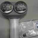 VASSON Fabric Shaver, Electric Lint Remover, Rechargeable Lint Shaver, Sweater Shavers to Remove Pilling, Large Fuzz Remover for Clothes Couch Furniture (Greyish White)