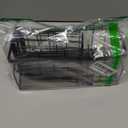 Sponge Holder & Sink Caddy Organizer - Rustproof Kitchen Sink Organizer with High Brush Holder - Kitchen Essentials Countertop Storage Organization (Carbon Black)