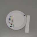 Shower Lights for Inside Shower - 1 Pack Rechargeable Ceiling Light with Remote, Color Changing & White Timing Light, Motion Sensor Battery Powered Shower Lamp for Bathroom Closet Patio