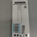 12" Ultra-Thin Under Cabinet Lighting Wireless, Aluminum Alloy Under Counter Lights for Kitchen, 3-Color-Temps Magnetic Closet Lights, Rechargeable Motion Sensor Light Indoor (6 Pack, Black)