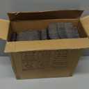 Rempry 50 Pack 6x4x1 Inches Black Small Shipping Boxes, Cardboard Corrugated Gift Mailer Boxes for Packaging Small Business Mailing