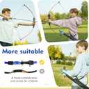 40" Youth Bow and Arrow Set for Kids 8-12 & Teens - Ambidextrous Recurve Archery Gear with Safety Arrows - Toys for Ages 8-13, Backyard Games Gift for Beginner Archers