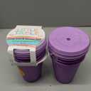 Changing Cups, 4 Pack of Plastic Cups Reusable Tumbler with Lids