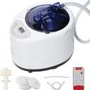 Sauna Steamer Machine, 3L 1200W Portable Sauna Steamer, Sauna Heater, Indoor Sauna Steamer Pot with Remote Control, 15 Heating Levels, Timer, Steam Generator for Sauna, Home Spa Sauna Accessories