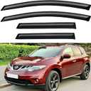 Window Visors Rain Guards Shield for 2009-2014 Nissan Murano, Out-Channel Window Vent Wind Deflectors Visors Shades for 09-14 Murano