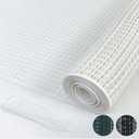 PotatoLife Plastic Hardware Mesh Netting, Garden Netting, Temporary Fence, Tree Guards, Safety Net for Balcony, Deck, Stair Railing, Animal Barrier, Poultry, Deer, with 50 Zip Ties, 4' x 50', White