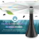 Fly Fans for Tables Rechargeable, Flies Fan USB, Fly Repellent Outdoor Patio to Keep Bugs Away by Soft Blades, Food Fans for Camping, Picnic, Fishing, 6PCS