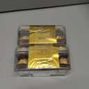 2 x Ferrero Rocher, Premium Milk Chocolate Hazelnut, Individually Wrapped, Chocolate Gift Box, 16 Count, 7 oz (EXP 09/29/25)