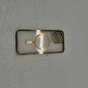 Misscase Compatible with iPhone 14 Pro Max Case with Camera Lens Protector,Full Protection Clear Magnetic Case Compatible with MagSafe Elegant Anti-Scratch Case for iPhone 14 Pro Max Gold