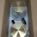 Glass Pitcher with Lid, 2 PACK 68 oz/2 Liter Vintage Water Pitcher, Clear Borosilicate Glass Water Carafe for Cold Brew, Coffee, Lemonade, Iced Sun Tea,Beverage, Milk, Heat Resistant