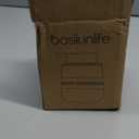 BosilunLife Hand Soap Dispenser - Beige & Grey 12Oz Ceramic Soap Dispenser Bathroom Refillable Liquid Dispenser for Dish Soap with Easy-to-Press Pump