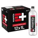 Essentia Water Bottled, Ionized Alkaline Water:99.9% Pure, Infused With Electrolytes, 9.5 pH Or Higher With A Clean, Smooth Taste, 1 Litre (Pack of 12)