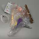 Christmas Tree Topper 20 LED Lights Star Two ModesSolid and Blinking Christmas Decoration Christmas Tree Ornaments for 3-10 Feet Christmas Tree (Standard White Snowflake)