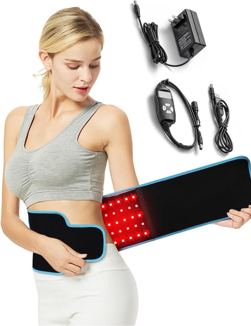 Red Light Therapy Belt Near Infrared Light Therapy for Body Weight Loss lipo Belt at Home Contour Light Machine for Pain lipo wrap