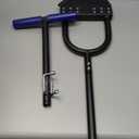 Edger Lawn Tool 41in Border Edger with Tempered Spring Steel Blade Long Rubber Handle Wide Footplate Rustproof Manganese Steel Half Moon Edger for Garden Maintenance