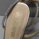 DREAM PAIRS Women's Rhinestone Ankle Strap Dress Sandals, 10