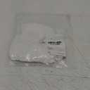 OYOANGLE Women's 2 Piece Polka Dots Lace Sheer Mesh V Neck Babydoll Teddy Lingerie Set (White)