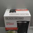 BLACK+DECKER 12-Cup Digital Coffee Maker, Programmable, Washable Basket Filter, Sneak-A-Cup, Auto Brew, Water Window, Keep Hot Plate, Red