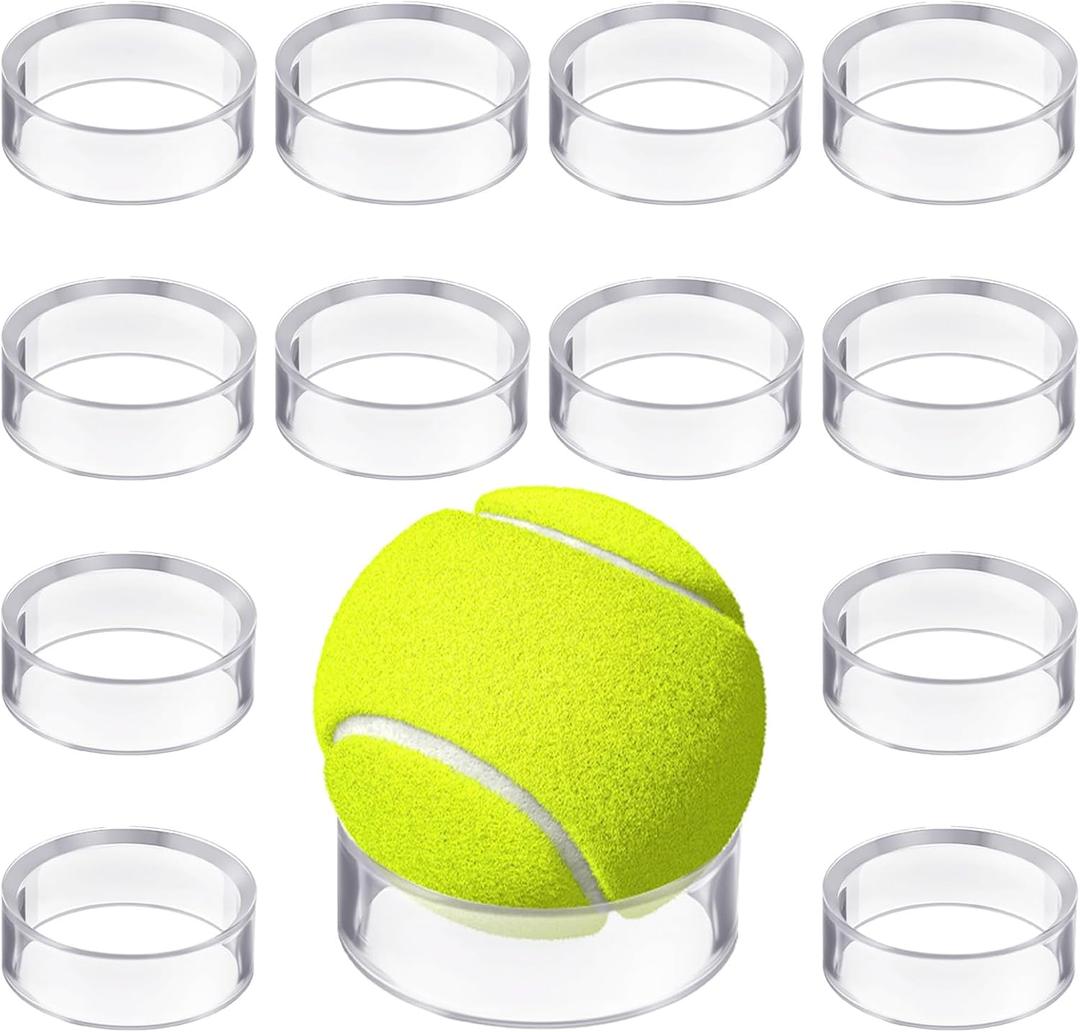 12 Pcs Sphere Holder, Clear Crystal Ball Stand Rock Display Stands, Sphere Stand for Decorative Eggs, Marbles, and Collectibles, Baseball Holders as Baseball Stands