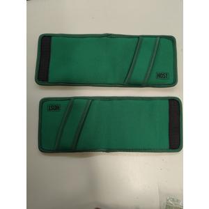 HOST Insta-Chill Slim Can Cooler Flexible Freezable Gel and Ice Pack for 12oz Slim Cans, Green 2 pack