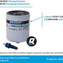 Quicksilver 18458Q4 Water Separating Fuel Filter Kit with Blue Water Warning Sensor for Mercury Outboards