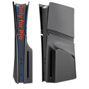 Cover Plates for New PS5 Pro Console, Shell Panels Compatible with New PlayStation 5 Pro Accessories Protective Replacement Faceplate (Black)