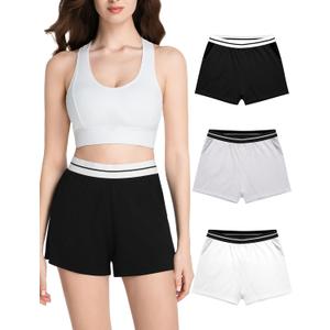 Women's Lounge Shorts Super Soft Comfort Lightweight Sleep Shorts, Bamboo Fabric Womens Pajama Shorts with Pockets (Medium)