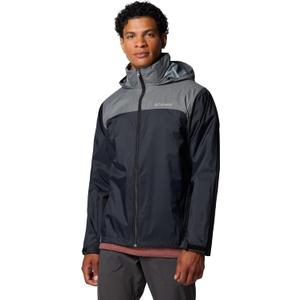 Columbia Mens Glennaker Lake II Rain Jacket (Black, L)