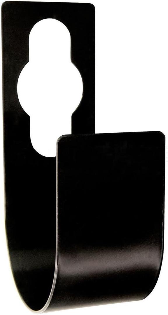 Hose Holder & Support, Metal Holder Slips Over Spigot, Faucet or Mount on any Surface Perfect for XHose, Pocket Hose, Garden Hose (BLACK)