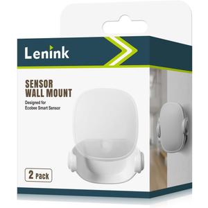 Lenink Wall Mount Compatible with Ecobee Smart Sensor, 2 Pack Smart Sensor Wall Holder Replacement Intelligent Robot Model, Not Suitable for 2nd Generation (White)