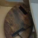 Corner Floating Shelves, Rustic Brown Wood, Set of 2, Wall Mount Storage with Guardrail for Bathroom Kitchen Living Room