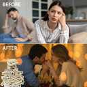 Tower Stack Couples Games Date Night Wooden Naughty Fun Stacking Blocks for Adults Dating Bedroom Games Toys for Couples Date Night Activities (48 Pcs)