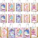 Pack of 4 KULUJIA 20 PCS Party Favor Bags for Birthday Party Supplies, Party Gift Goody Treat Candy Bags Goodie Bags for Party Girls Kids Birthday Decorations