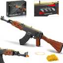 Building Block for Adults, Large Scale Classic Model Kit with Rubber Band Launcher, DIY Assembly Building Set for Boys 14+, Collectible Gift for Model Hobbyists, 1166Pcs