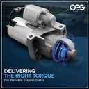 OEG Parts New Starter Compatible with Dodge Dakota 2.5L 1999 Compatible with Jeep Cherokee 2.5L 150cid 1999 2000 TJ Wrangler 2.5L 1999 2000 2001 56041013AB M001T79483 M001T79484